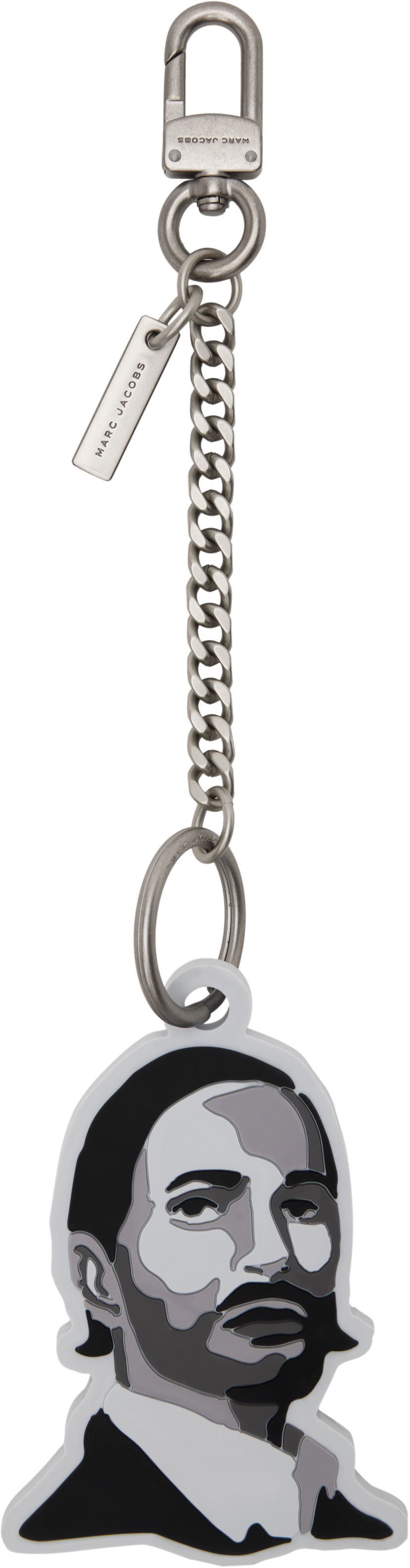 Nøgleringe Marc Jacobs Marc Jacobs 'The Marc' Bag Charm Keychain Metalisk | 2S5SCH003S02