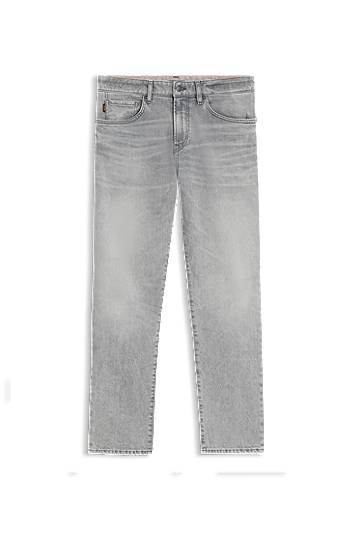 Jeans BOSS Maine Regular-Fit Comfort-Stretch Jeans Grå | 50544654