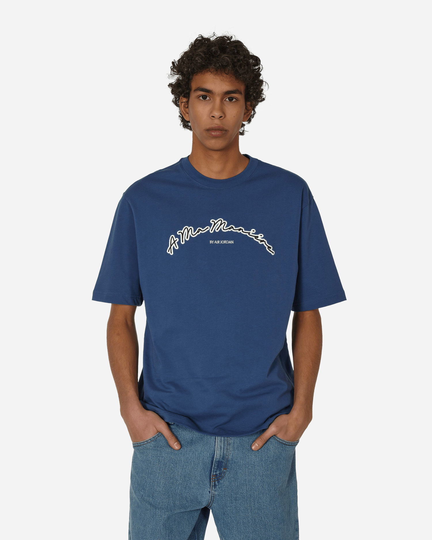 T-shirt Jordan A Ma Maniére x T-shirt Mørkeblå | FN0609-461, 1