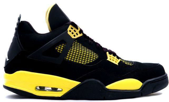 Sneakers og sko Jordan Jordan 4 Retro "Thunder" (2006) Gul | 314254-071, 0