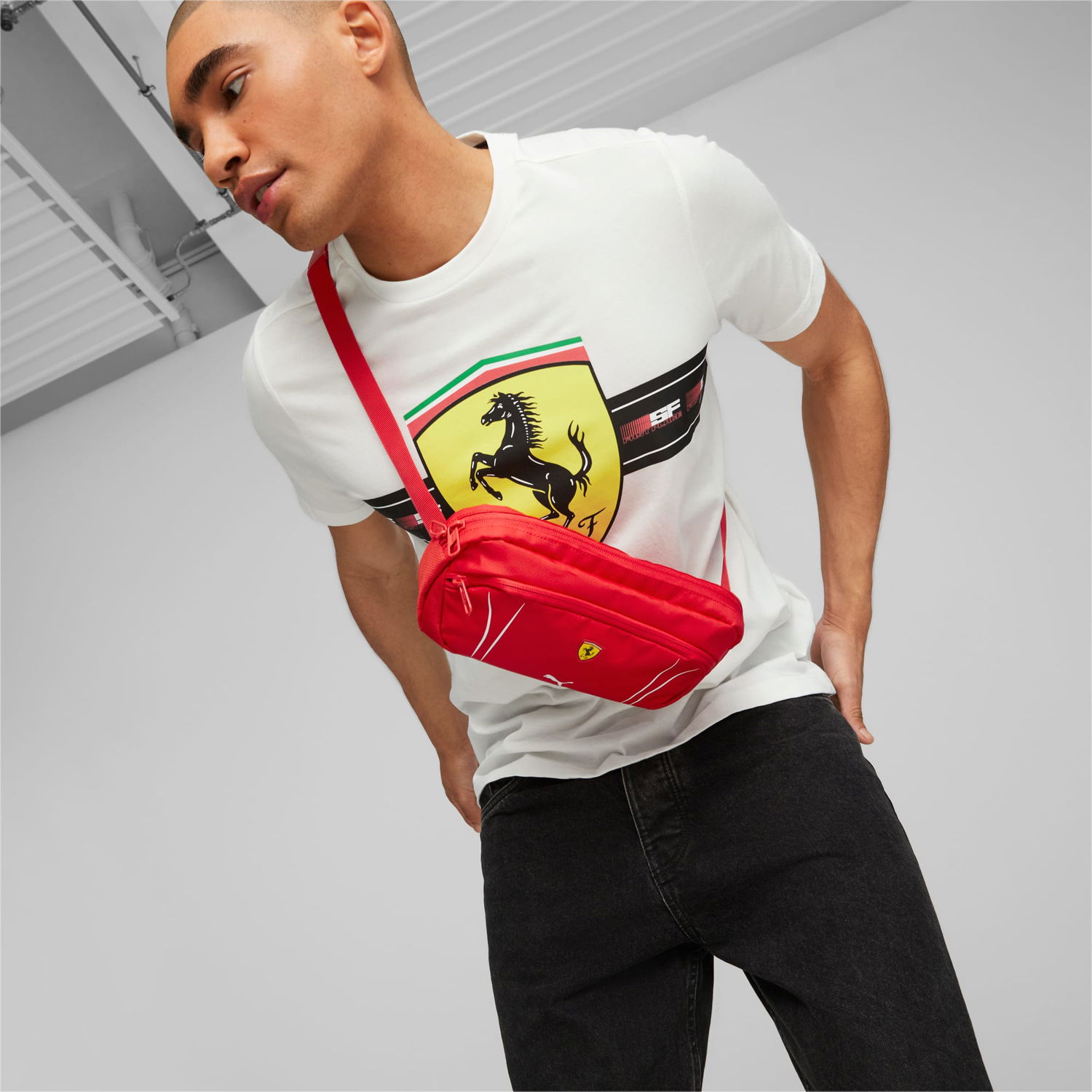 Tilbehør Puma Scuderia Ferrari SPTWR Race Gürteltasche, Mehrfarbig, Rød | 079825_01, 1