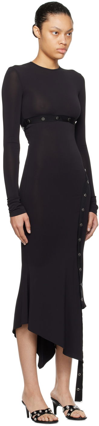 Kjole The Attico Attico Studded Midi Dress Sort | 241WCM99 A014, 1