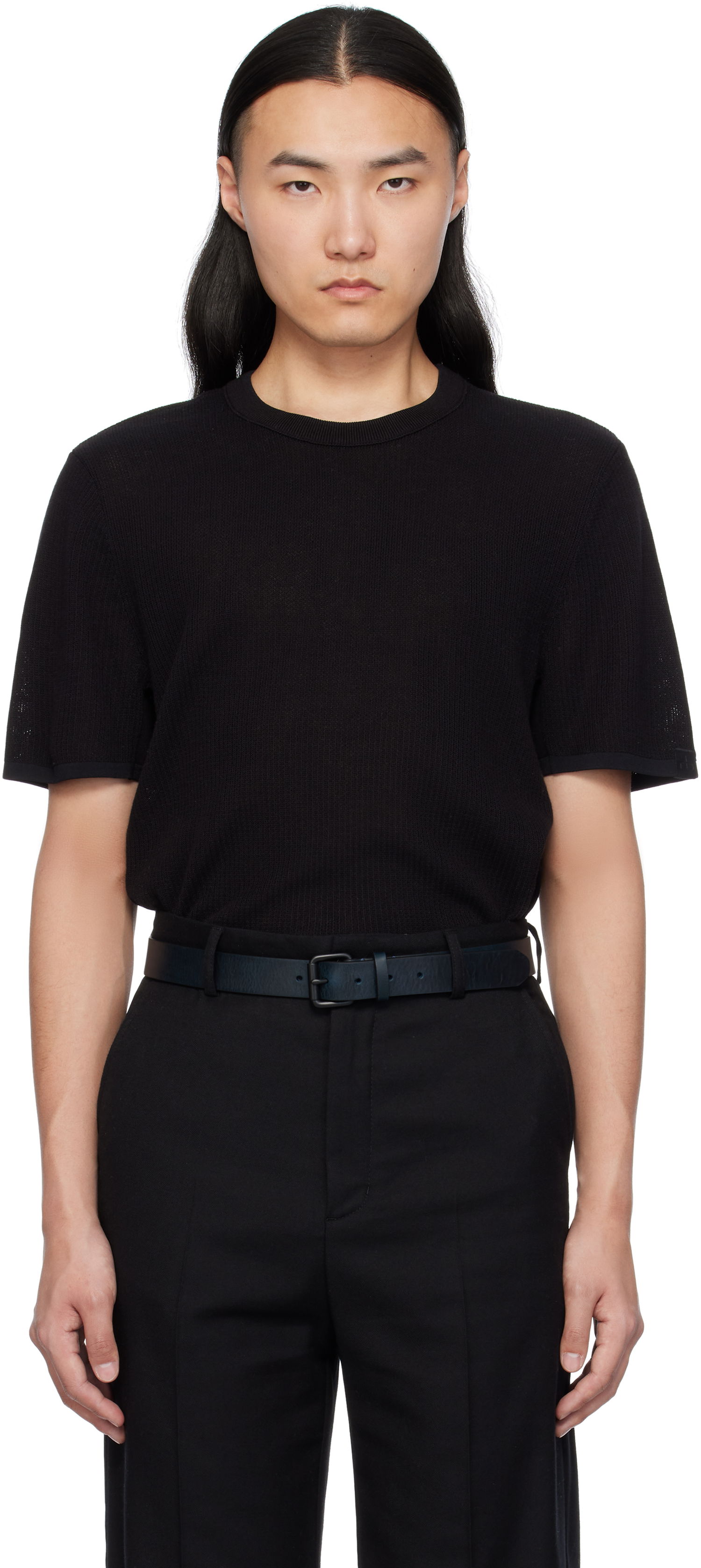 T-shirt rag & bone rag & bone Harvey Crewneck T-Shirt Sort | MBS25S024BC24, 0