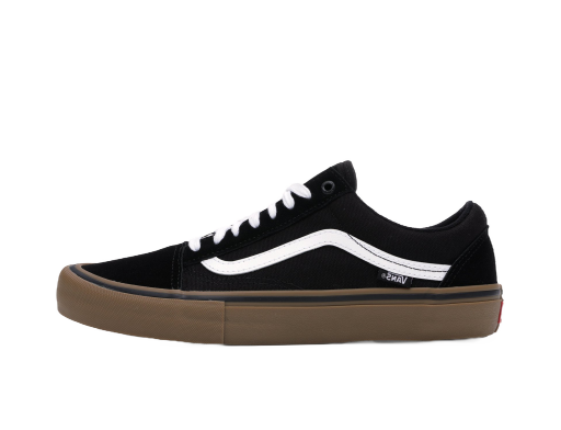 Skateboarding Vans Old Skool Pro Black White Gum Sort | VN000ZD4BW9