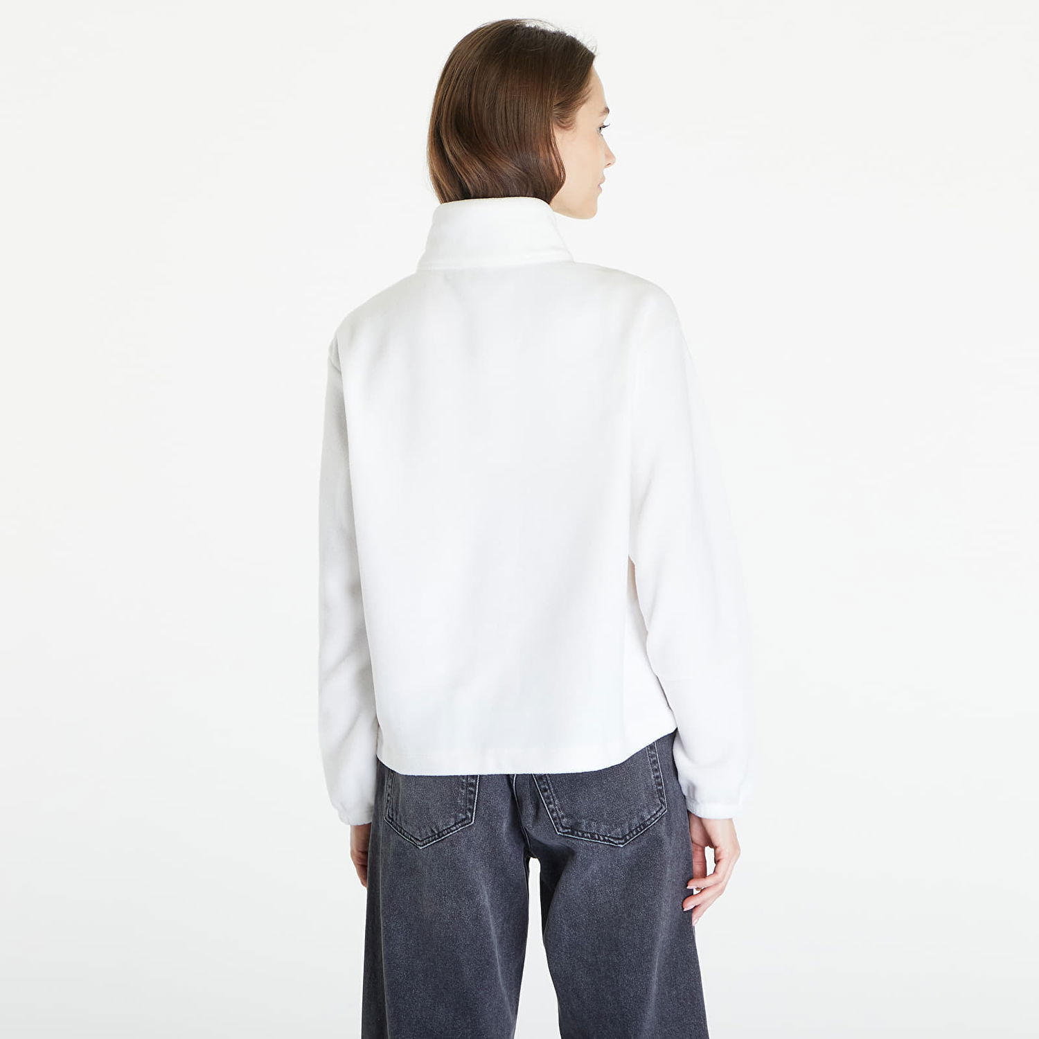 Sweatshirt Patagonia Microdini 1/2 Zip Pullover Hoody Birch White Hvid | 26260 BCW, 1