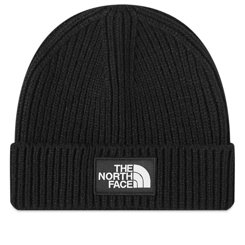 Beanie The North Face Logo Box Cuffed Beanie Sort | NF0A3FJXJK3, 0