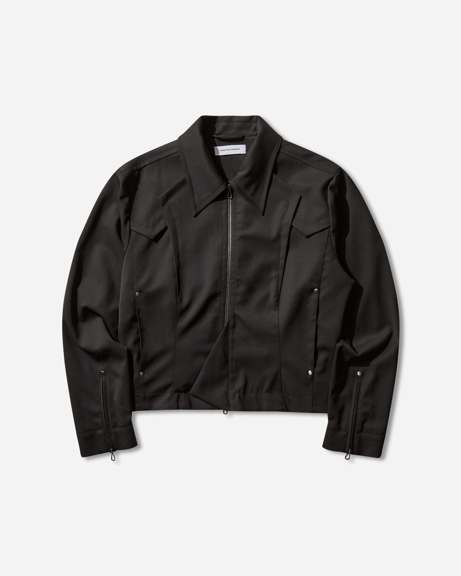 Jakke KIKO KOSTADINOV Kraner Cropped Blouson Sort | KKAW25J09 39, 1