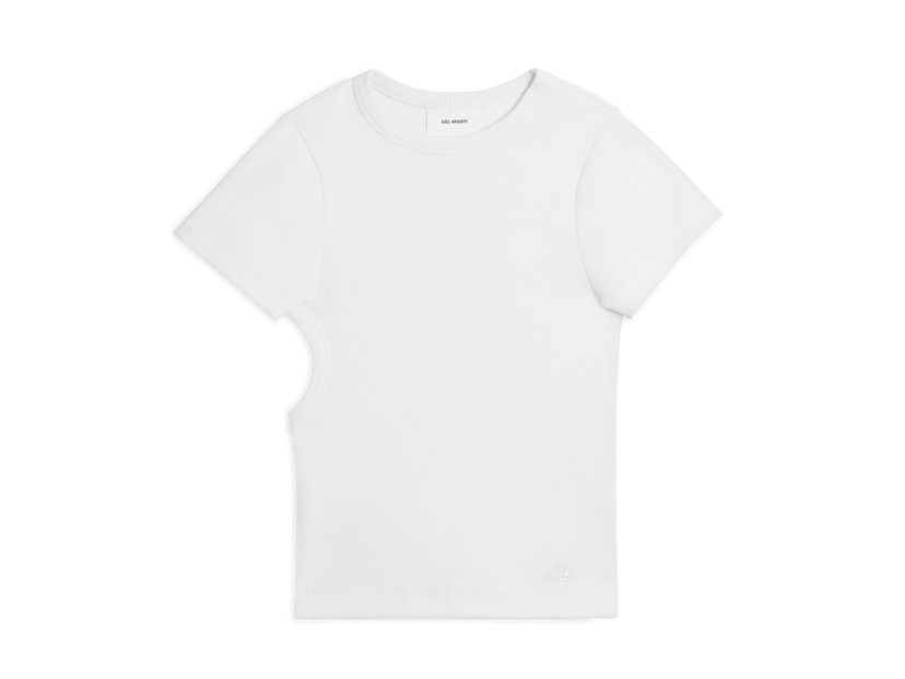 T-shirt AXEL ARIGATO Solo Cut Out T-Shirt Hvid | A2085001