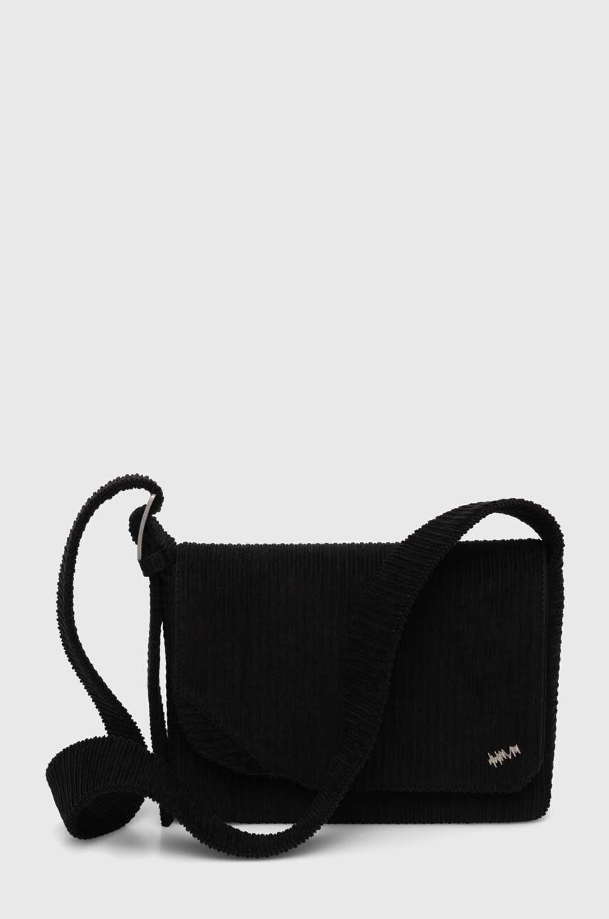 Skuldertaske ADER ERROR Gleas Black Corduroy Shoulder Bag Sort | BMADFWBA2201, 0