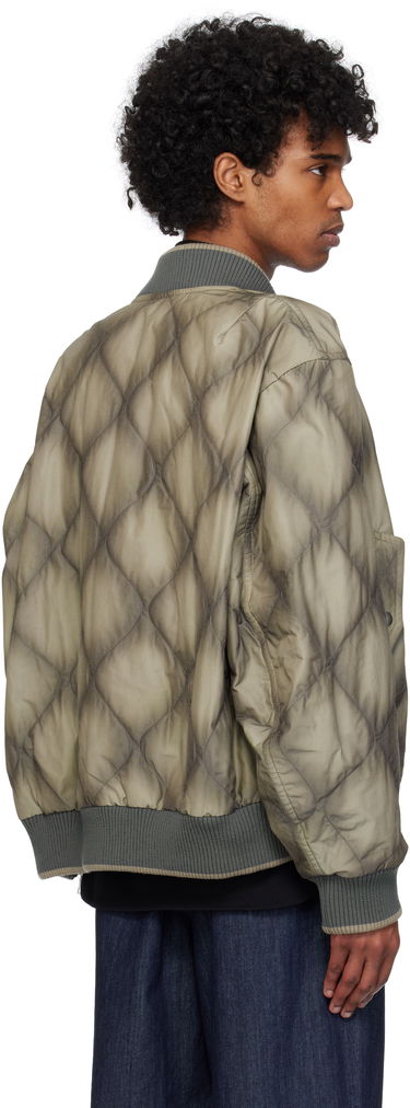 Bomberjakke Dries Van Noten Dries Van Noten Duck Canvas Bomber Jacket Grøn | 251-020537-1026, 2