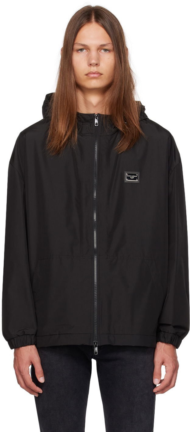 Sweatshirt Dolce & Gabbana Black Hooded Jacket Sort | G9ABQTHUMEX