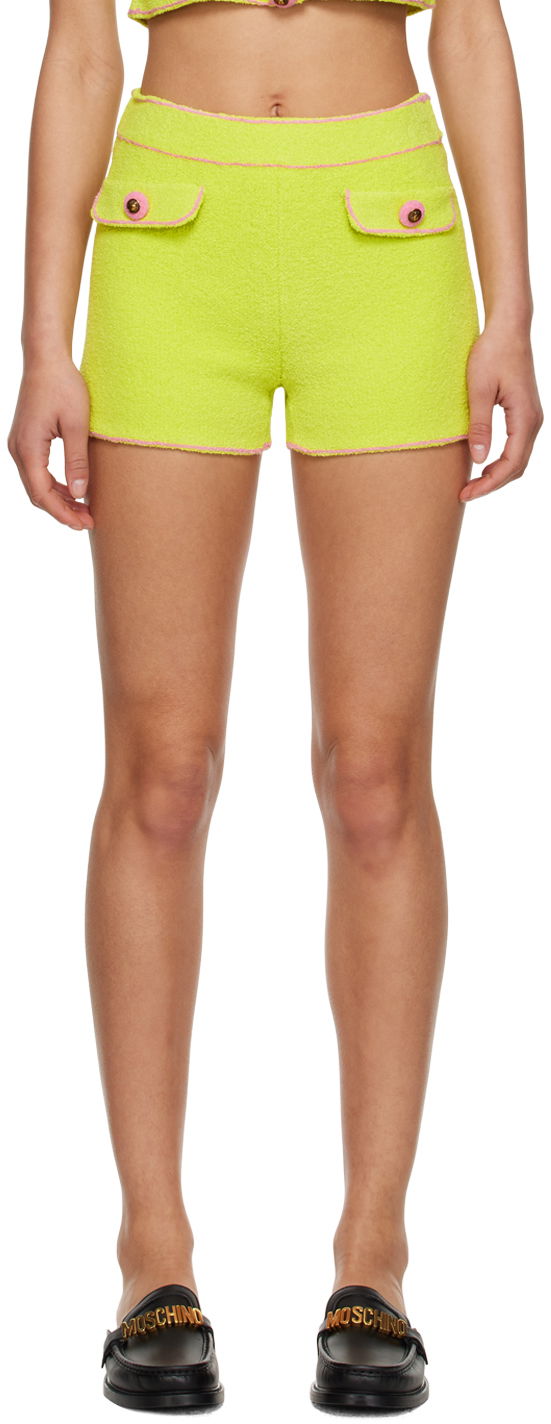 Shorts Moschino Flap Pocket Terry Shorts Grøn | 0380 0402