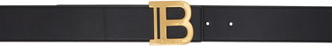 Bælter Balmain Balmain Leather B Belt Sort | EN1WJ002LVTL, 0