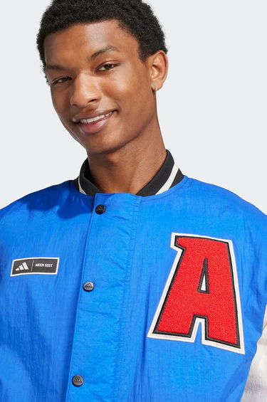 Bomberjakke adidas Originals adidas x Moon Boot Varsity Jacket Blå | IY8048, 5