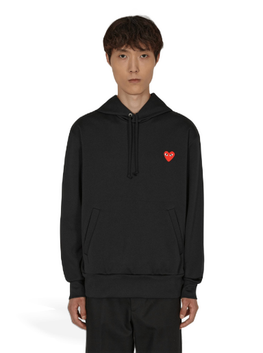 Sweatshirt Comme des Garçons Play Pullover Hoody Sort | P1T174-1