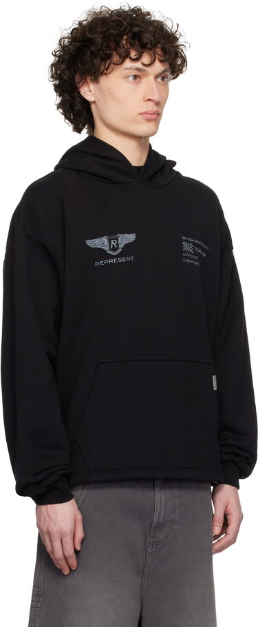 Sweatshirt Represent Clo Represent 'Team Rep' Hoodie Grå | MLM41052, 4