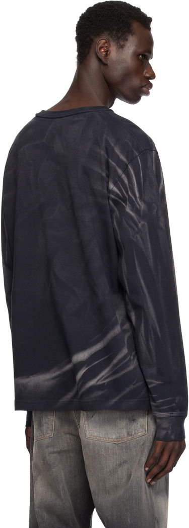 T-shirt Alexander Wang Alexander Wang Crease Wash Long Sleeve T-shirt Sort | UCC1251782, 2