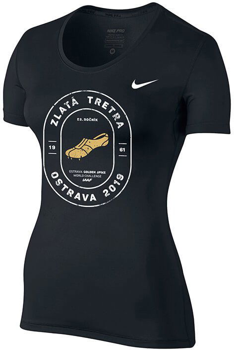 T-shirt Nike Nike Pro CL ZLATA TRETRA T-Shirt Sort | 725745-010-zt, 0
