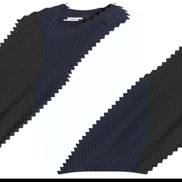 Vest YMC YMC Coda Knitted Vest, Size Small Mørkeblå | P8ZAM-40, 1