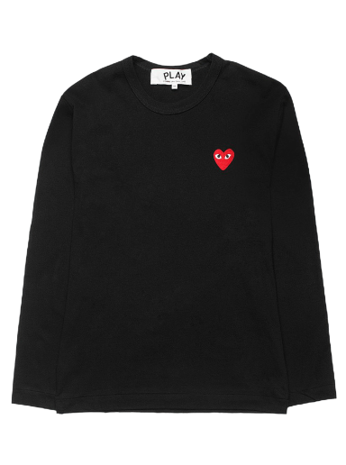 T-shirt Comme des Garçons PLAY T-Shirt Sort | AZ T118 051 1
