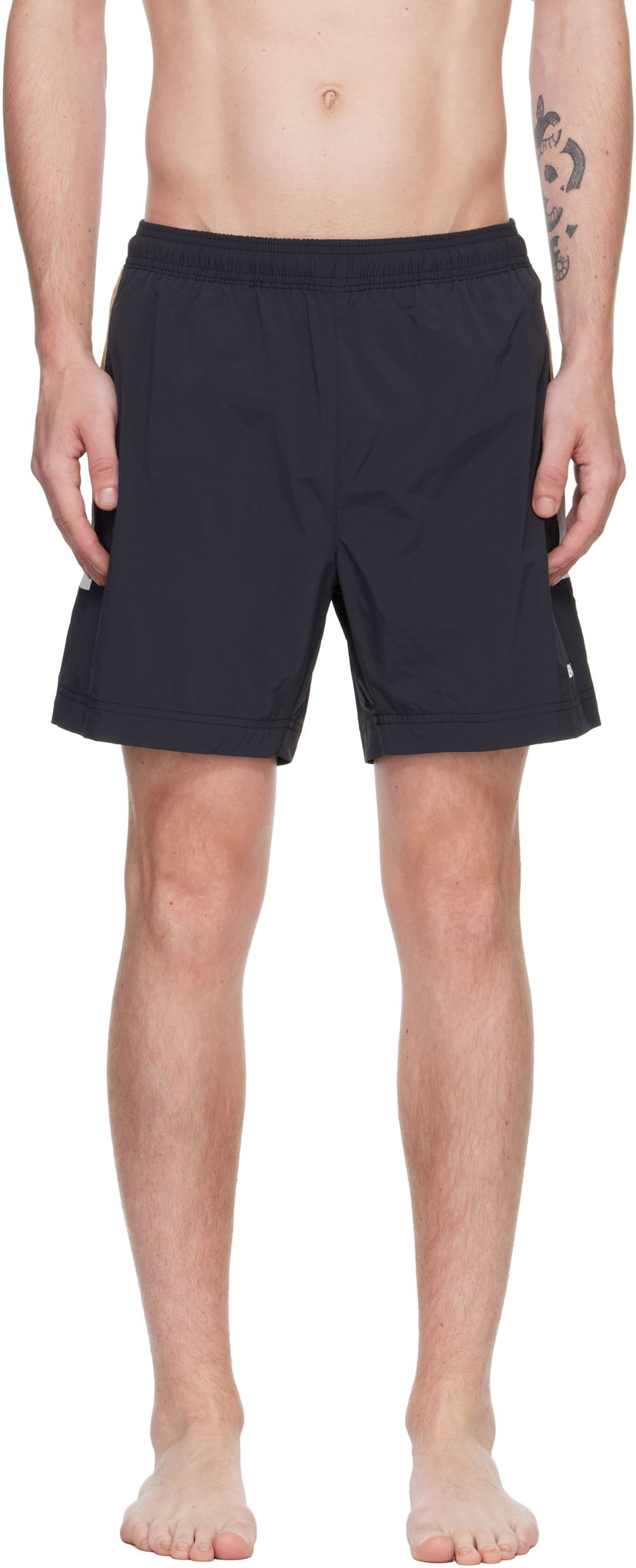 Badetøj BOSS Swim Shorts Sort | 50534307
