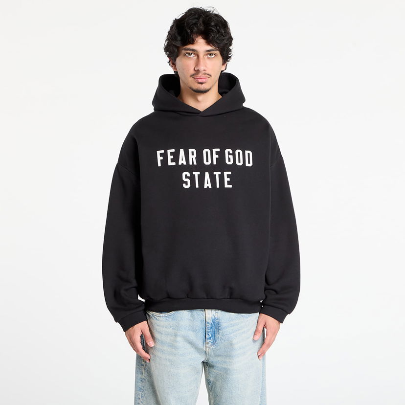 Sweatshirt Fear of God Fear of God Essentials 90's Hoodie Sort | 192SP256210F-861