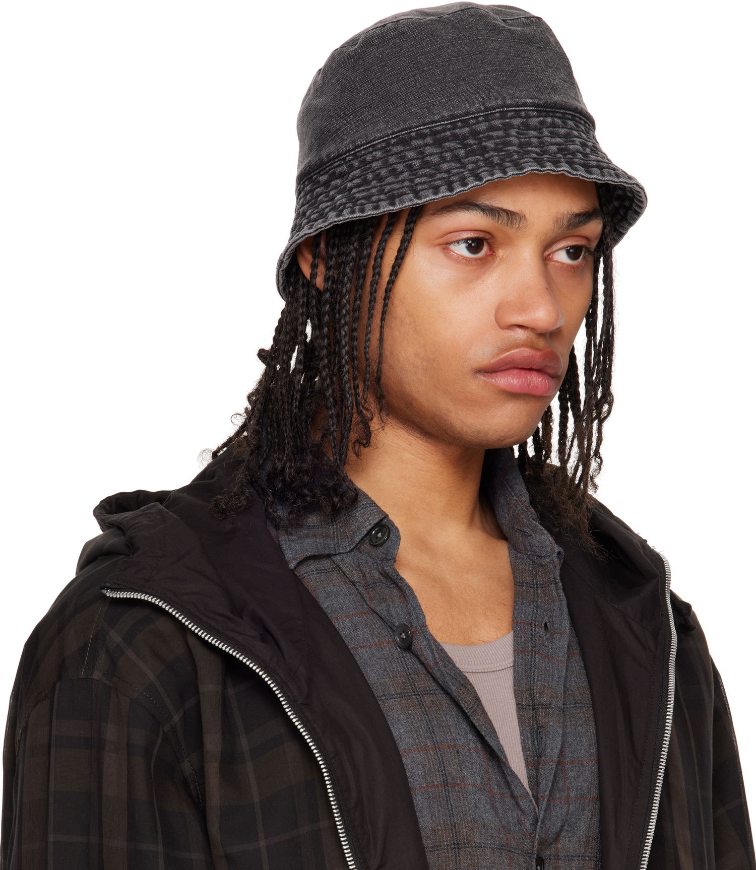 Hat OUR LEGACY Our Legacy Canvas Bucket Hat Grå | A2258BWB, 1