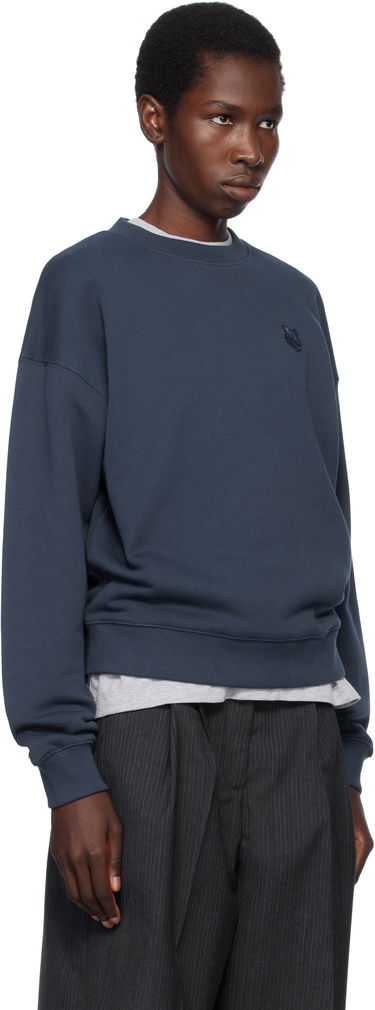 Sweater MAISON KITSUNÉ Maison Kitsuné Comfort Sweatshirt with Fox Head Patch Sort | MW00315KM0321, 4