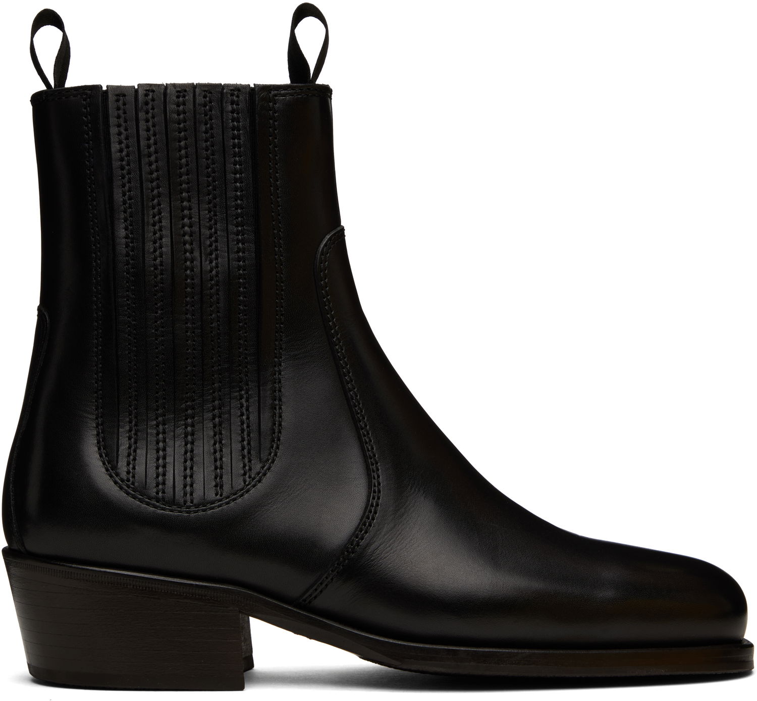 Sneakers og sko LEMAIRE Chelsea Leather Boots Sort | FO0121 LL0106, 0