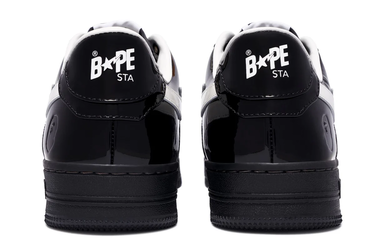 Sneakers og sko BAPE Bape Sta #2 Black/White Sort | 0ZXSHM191302M-BLK, 3
