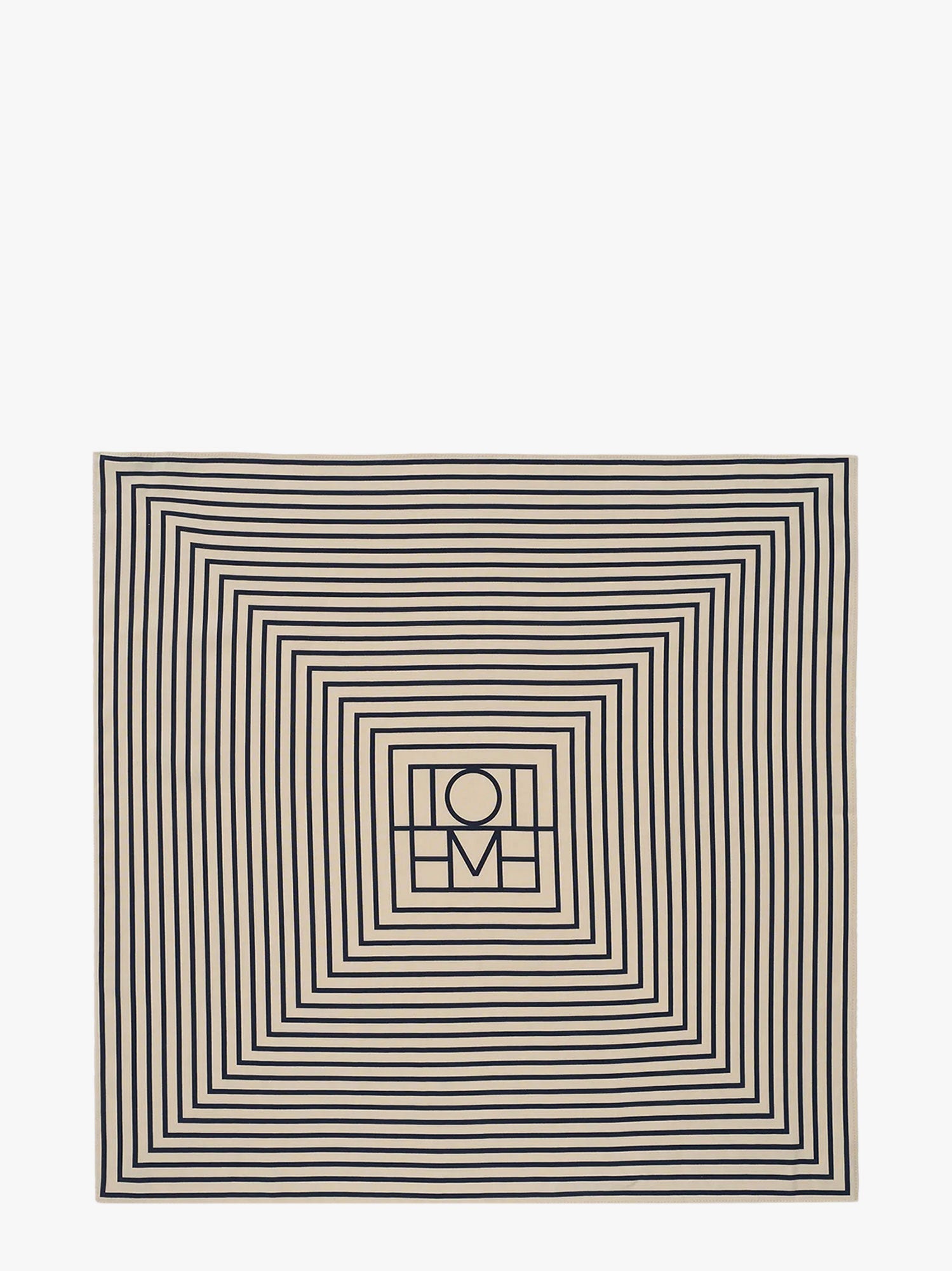 Tørklæde TOTEME Geometric Print Foulard Scarf Beige | 211852800950, 0