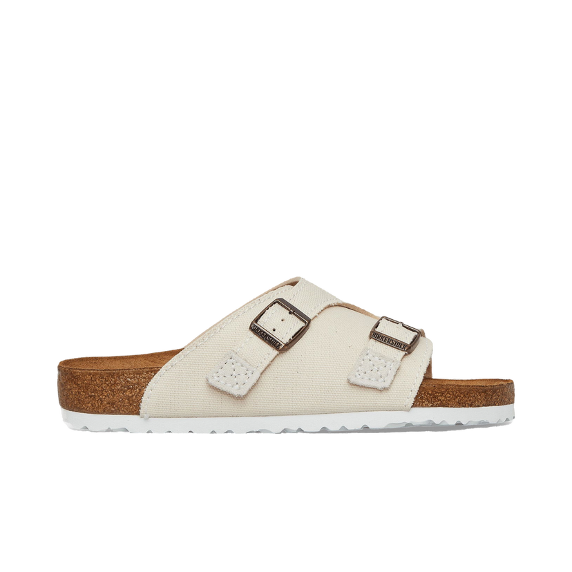 Sneakers og sko Birkenstock Zürich Suede Canvas Sandals Hvid | 1028800