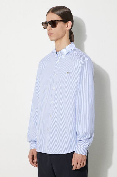 Skjorte Lacoste Lacoste Regular Fit Button-Down Shirt Blå | CH2936, 0