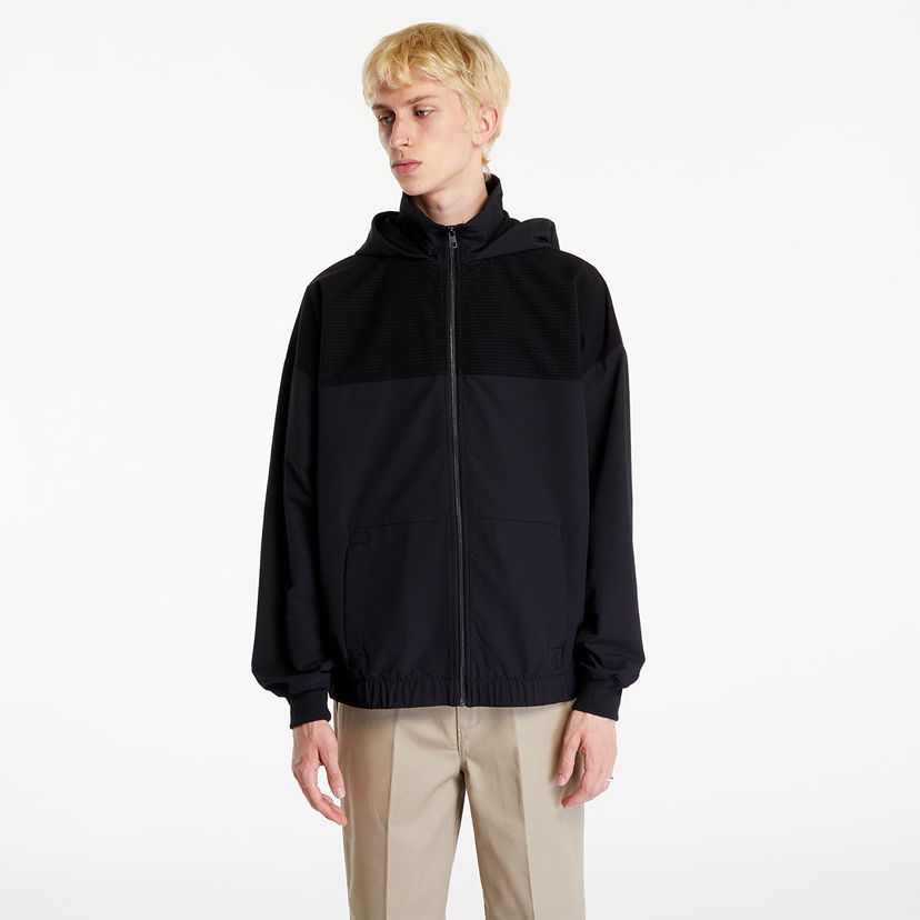 Jakke CALVIN KLEIN Tech. Grid Zip Through Jacket Black Sort | J30J325625 BEH
