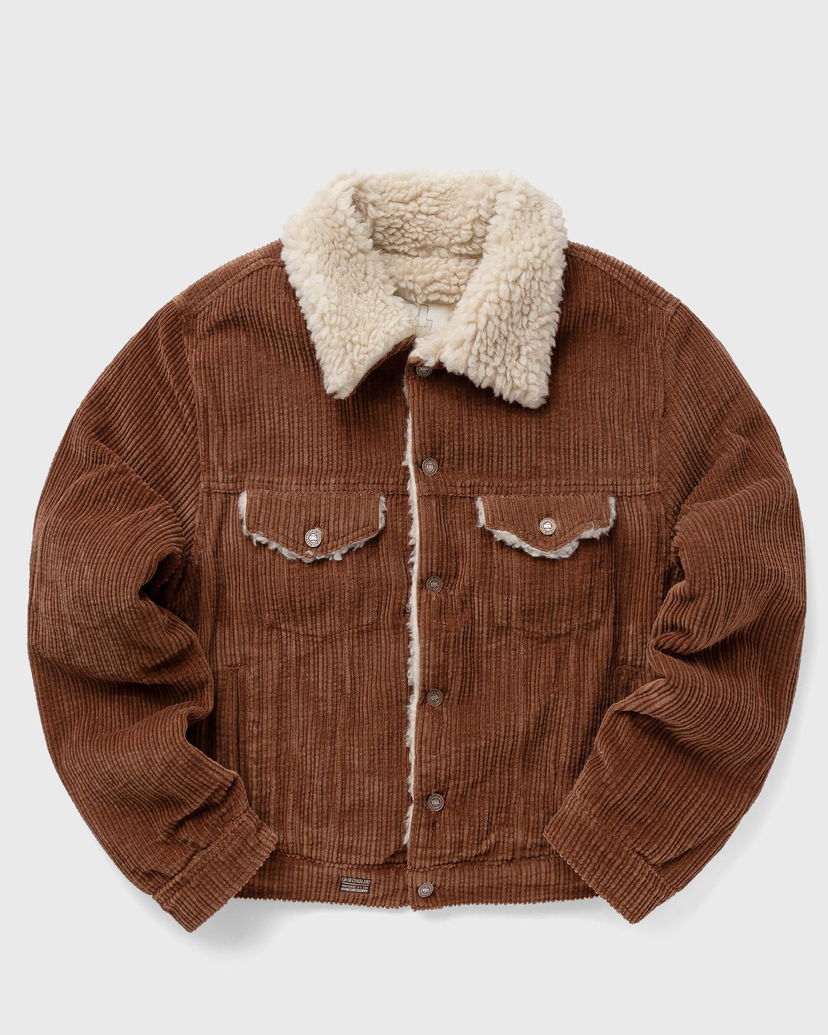 Jakke ERL Sherpa Corduroy Trucker Jacket Brun | ERL09J003