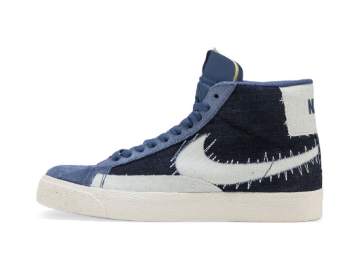 Skateboarding Nike SB Zoom Blazer Mid Premium Mørkeblå | CT0715-400