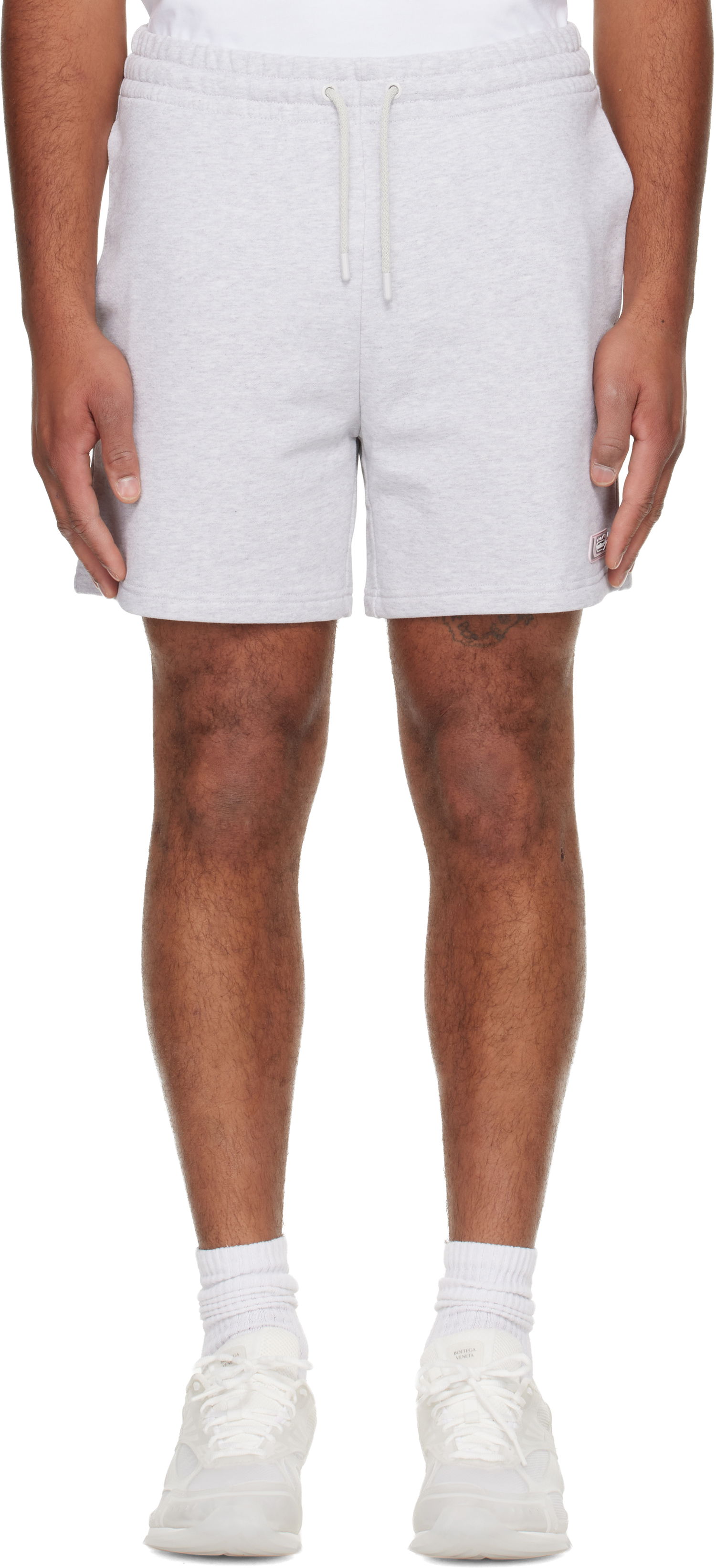 Shorts Casablanca 'Casablanca' Logo Patch Shorts Grå | M-AW25-JTR-003-01, 0