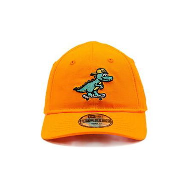 Kasket New Era Dinosaur 9FORTY Adjustable Hat Toddler Orange | 60595418, 1