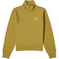 Sweater Moncler Badge Logo Quarter Zip Crewneck Grøn | 8G000-22-899V4-81O, 1