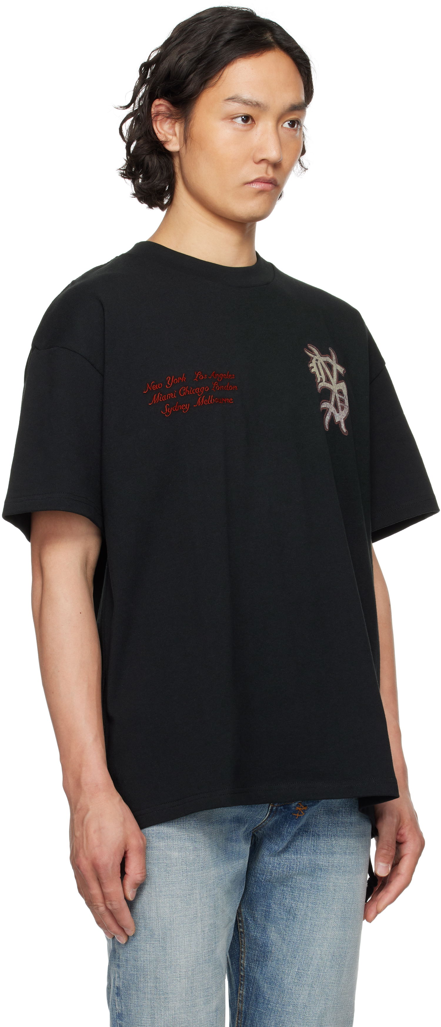 T-shirt Ksubi Ksubi Playoff Ekcess T-Shirt Sort | MSP25TE036, 1