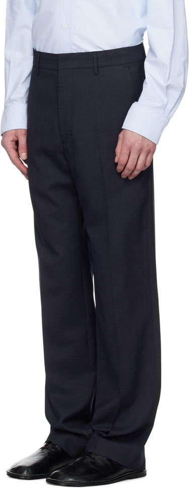 Bukser AMI AMI Paris Straight Fit Trousers Mørkeblå | HTR506.WV0043, 3