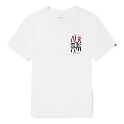 T-shirt Vans Vans Alphabet Print T-Shirt Hvid | VN0A4MM5WHT, 0