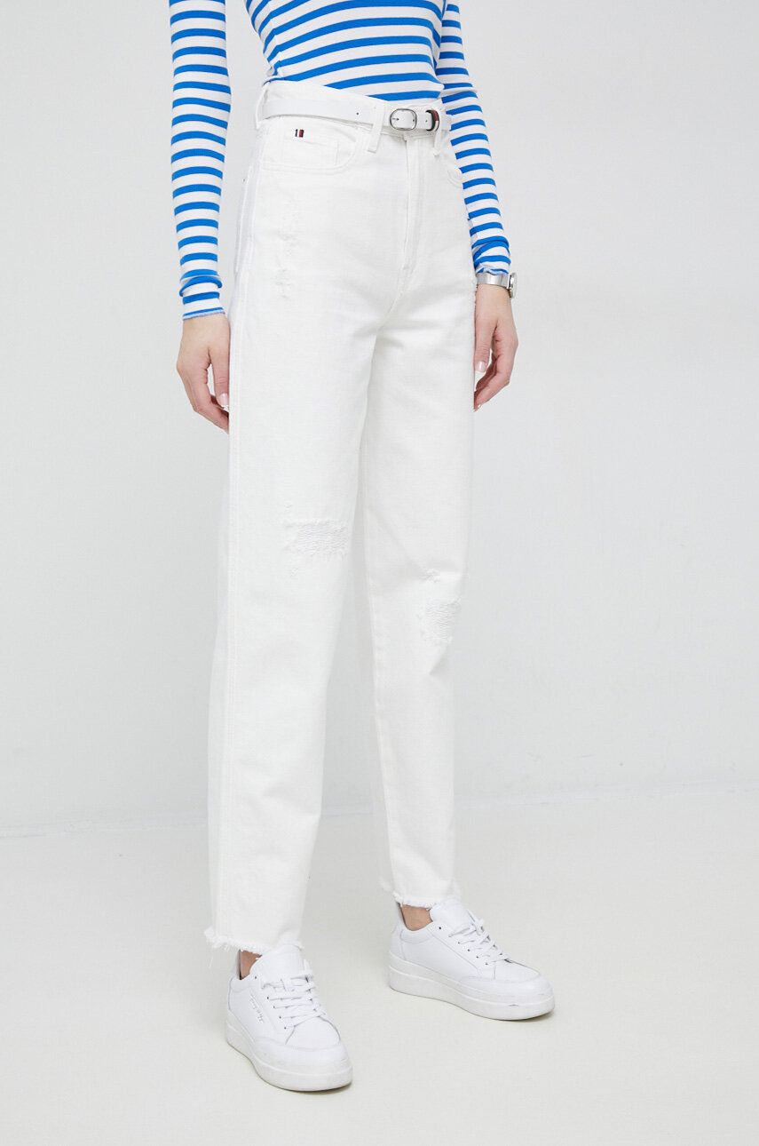 Jeans Tommy Hilfiger Jeans Hvid | WW0WW38154.PPYX, 0