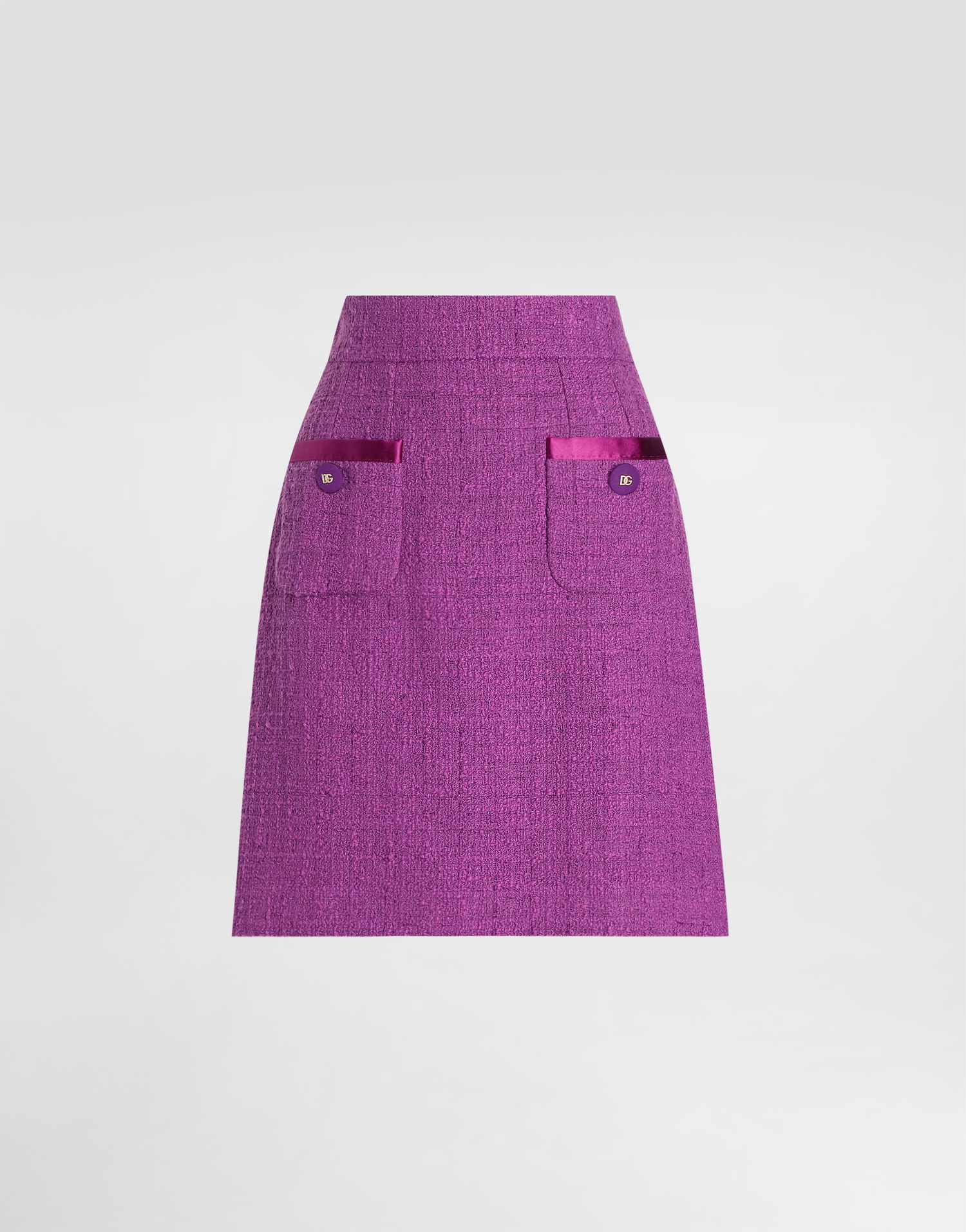 Nederdel Dolce & Gabbana Dolce & Gabbana Rachel Tweed Skirt Lilla | F4C0VTFMTACF0571, 0