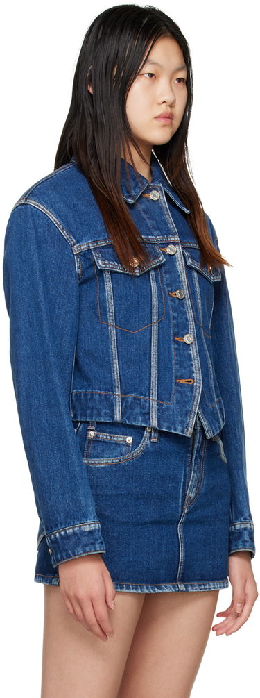Jakke We11done We11done V-Line Denim Jacket Blå | WD-DJ3-22-330-W-BL, 1