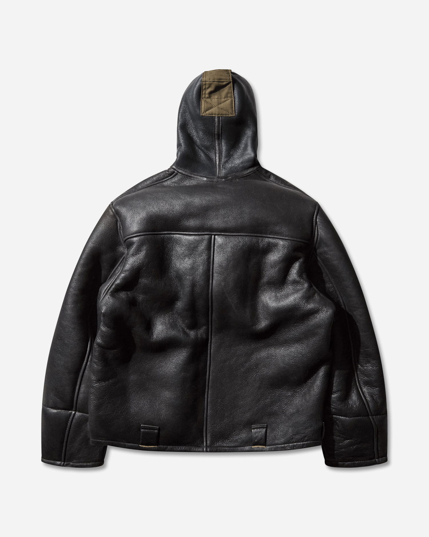 Jakke OUR LEGACY Blizzard Hooded Leather Jacket Sort | W4259BN 001, 0
