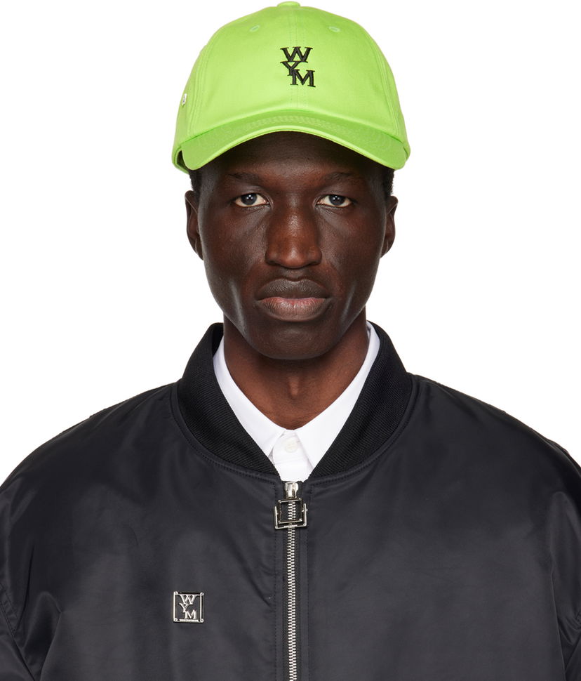 Kasket WOOYOUNGMI WOOYOUNGMI Embroidered Baseball Cap Grøn | W231AC51