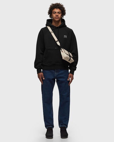 Sweatshirt AMI Paris Raglan Hoodie Sort | USW224.747, 3
