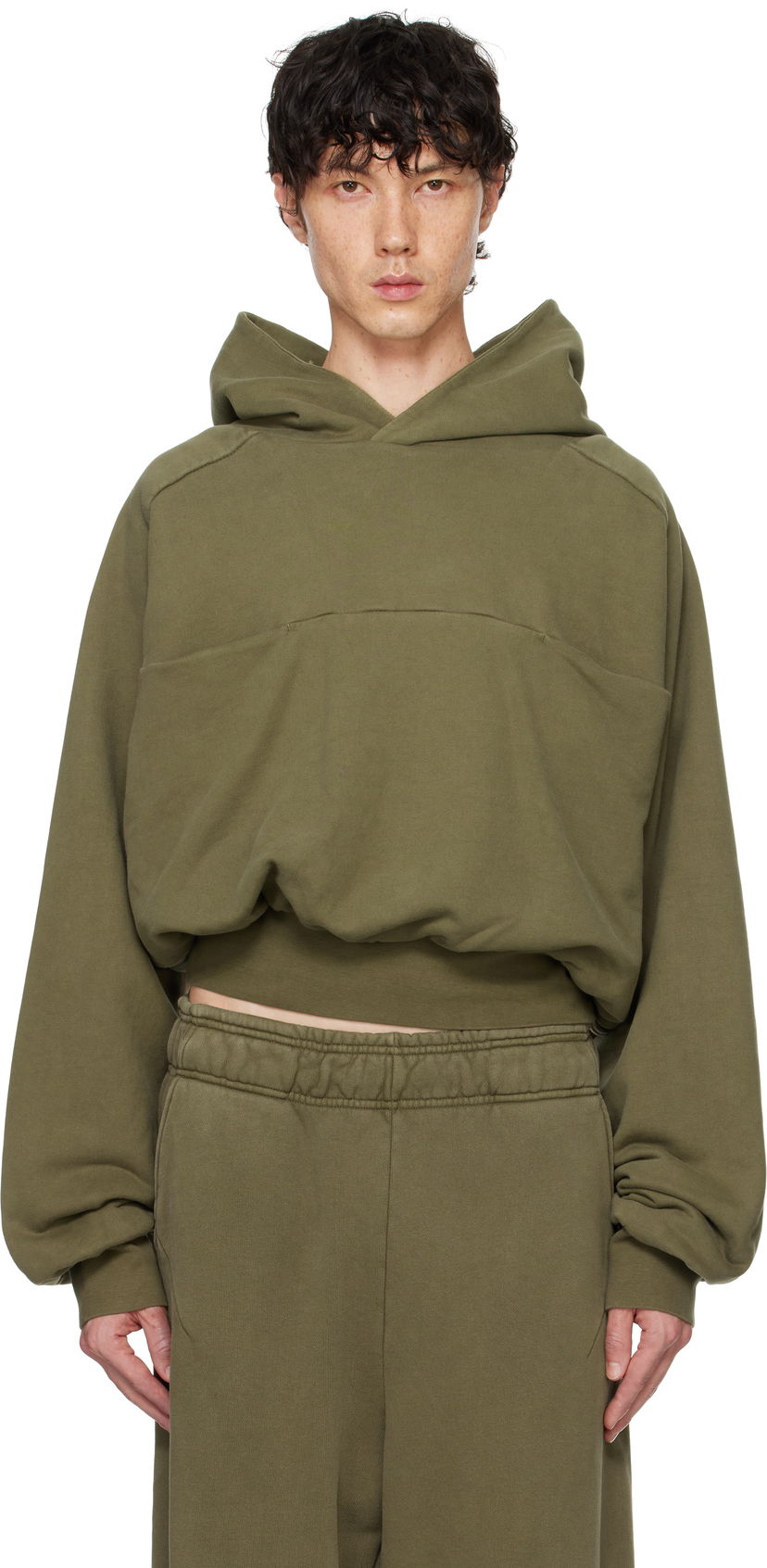 Sweatshirt Entire Studios Double Double Hoodie Grøn | ES2367MI
