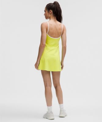 Kjole lululemon Piped V-Neck Active Mini Dress Gul | prod20001367, 8